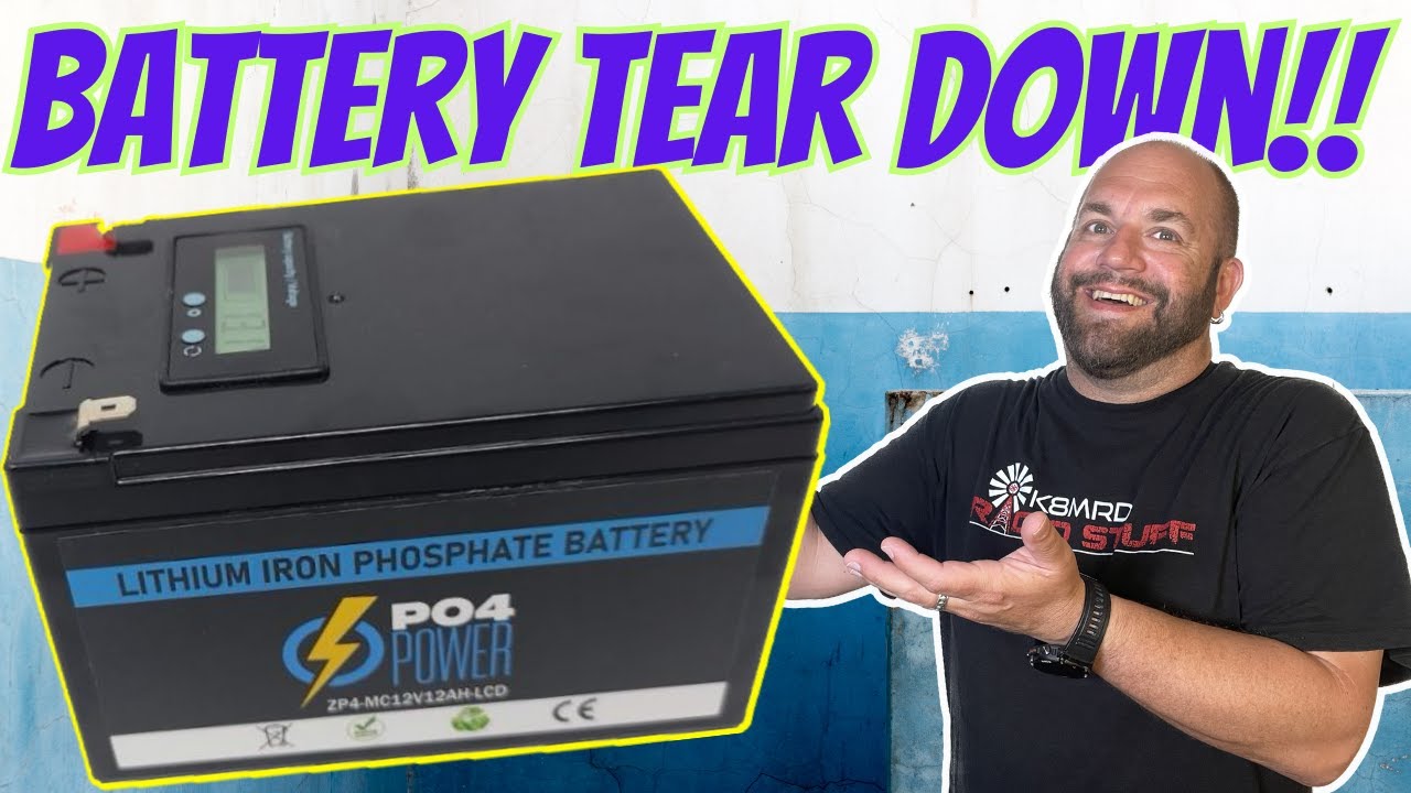 Gigaparts PO4 Power 12V LiFePO4 Battery Teardown