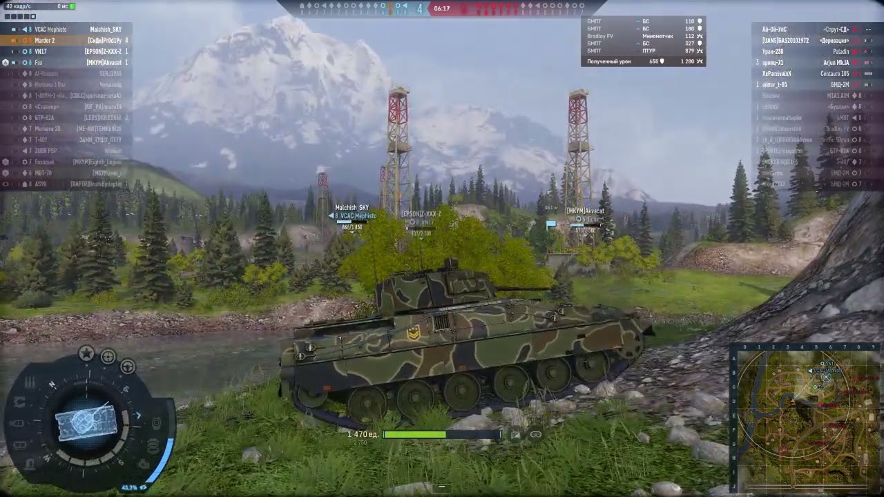 Armored Warfare: Marder 2 — тяжёлый, но дамажный, играем ИТ. 7 фрагов, 10 к дамага. Состорожничал
