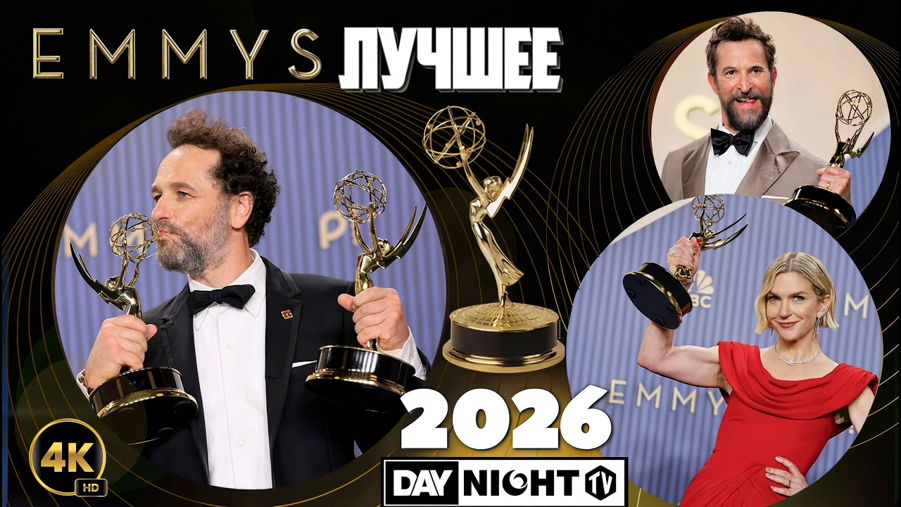 Эмми 2026: Какие Сериалы Победили? Красная Дорожка, Шутки и Награждение. Обзор Emmy 2026 DayNight TV