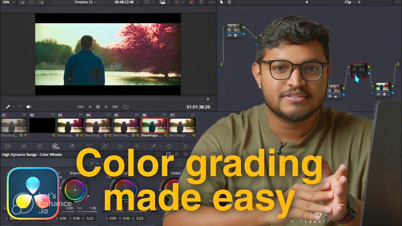 Color Grading in DaVinci Resolve | Easy & Beginner-Friendly Malayalam Tutorial