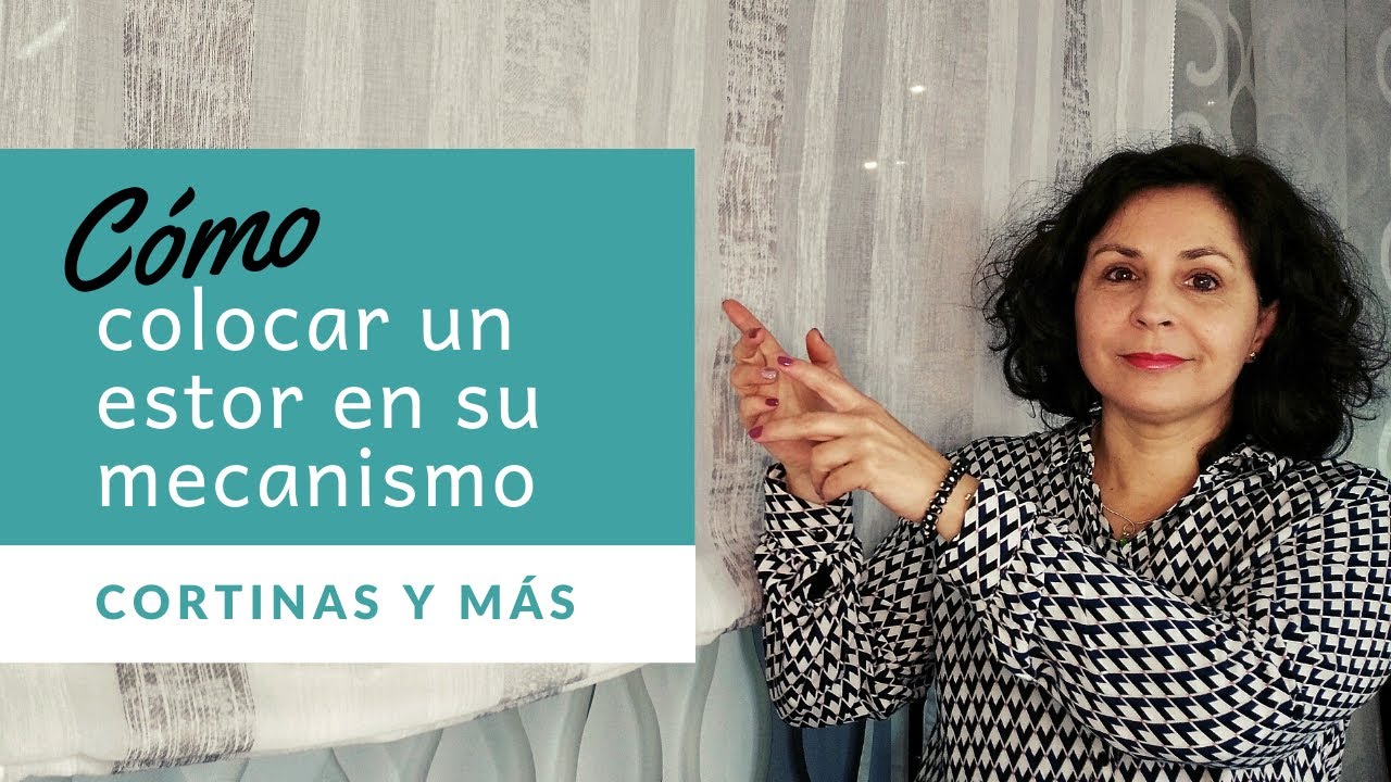 Cómo colocar un estor tipo 