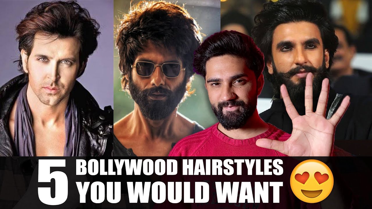 Top 5 Bollywood Hairstyles You Must Try | Best Hairstyles For Men | Indian Actors Hairstyles