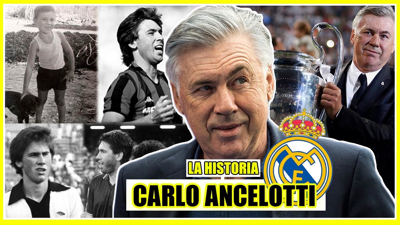De NIÑO GRANJERO a REY de EUROPA🏆🏆🏆🏆 | Carlo Ancelotti La Historia🇮🇹