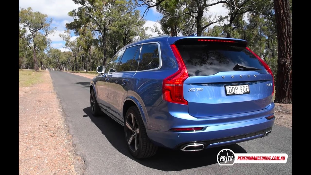 2016 Volvo XC90 T6 R-Design (Polestar) 0-100km/h & engine sound