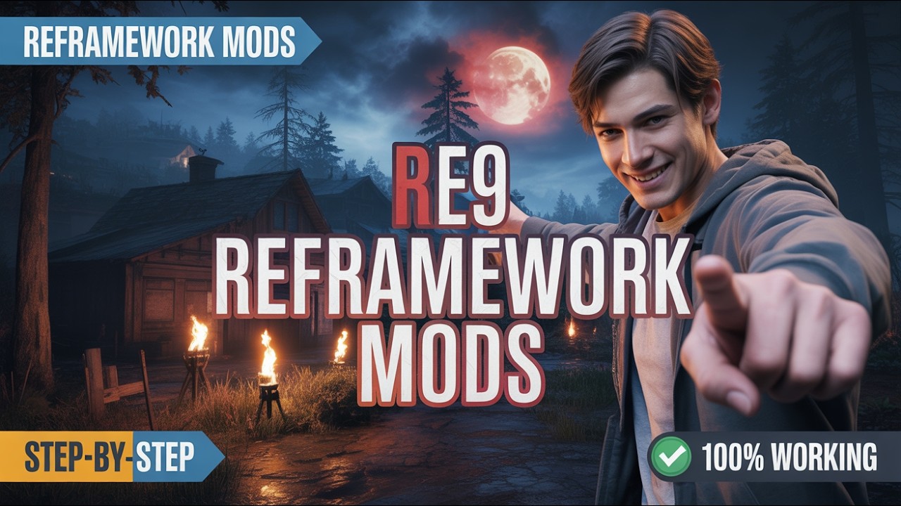 How to Install REFramework Mods for Resident Evil Requiem (RE9) | Easy Mod Installation Guide 2026