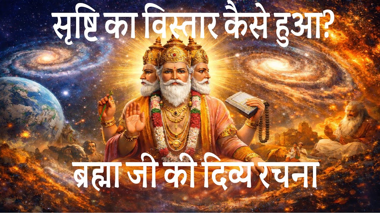 सृष्टि का विस्तार कैसे हुआ? ब्रह्मा जी की दिव्य रचना