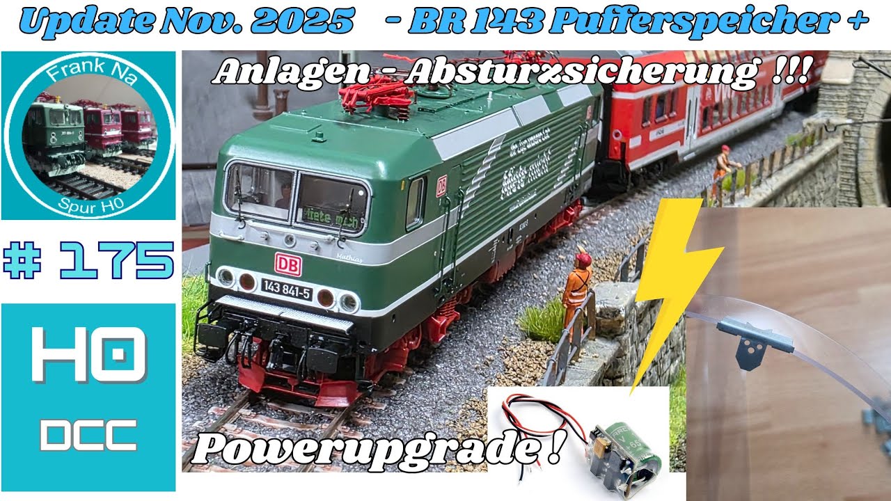 Pufferspeichereinbau BR 143 und Fallschutz auf Anlagen !