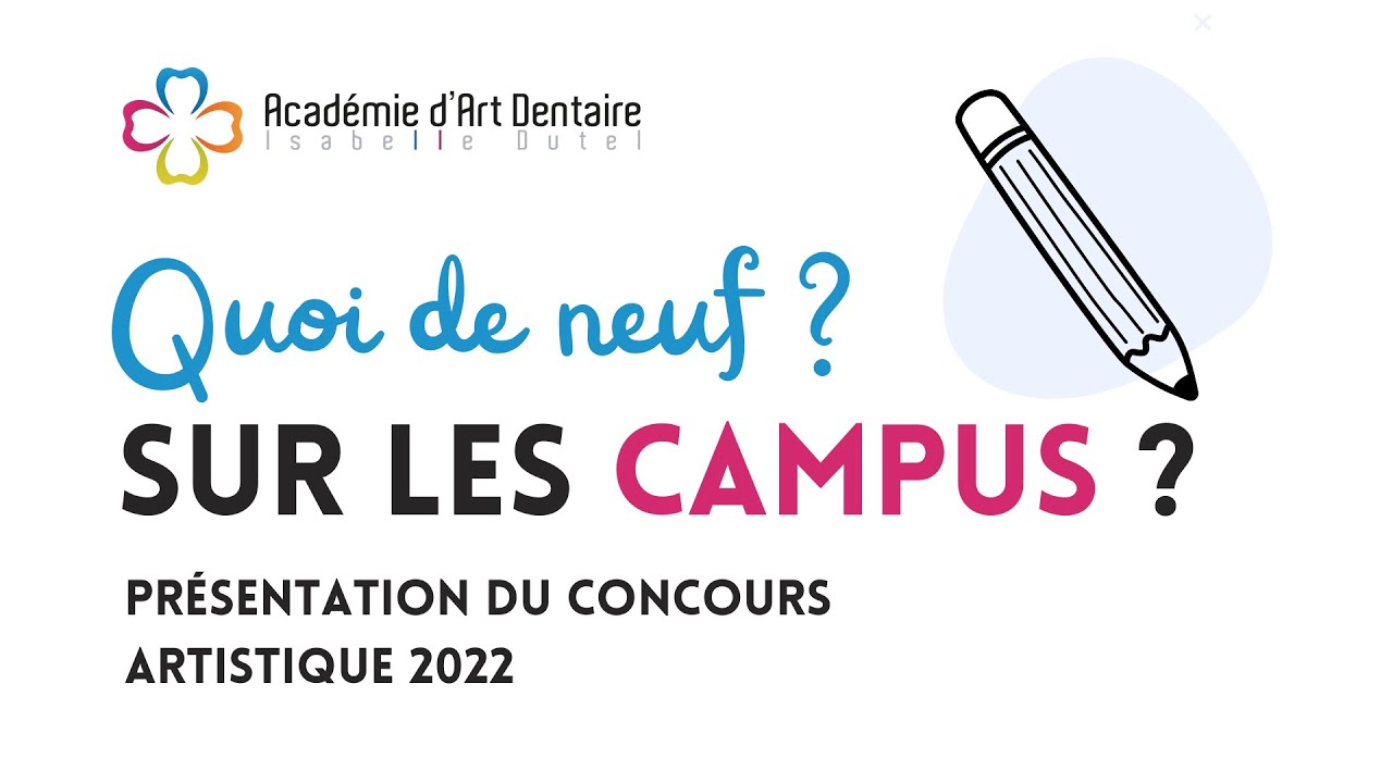 Présentation et consignes du concours artistique de l'Académie d'Art Dentaire Isabelle Dutel 2022