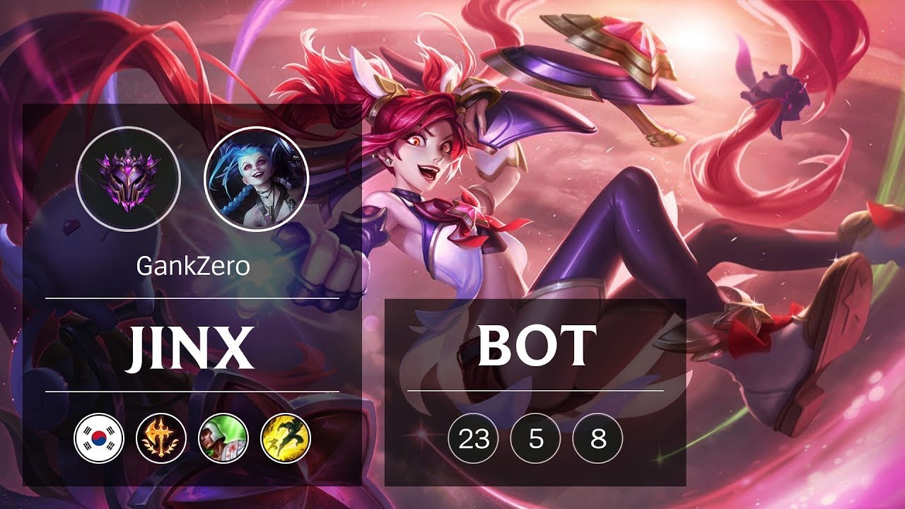 Jinx ADC vs Ezreal - KR Master Patch 9.4