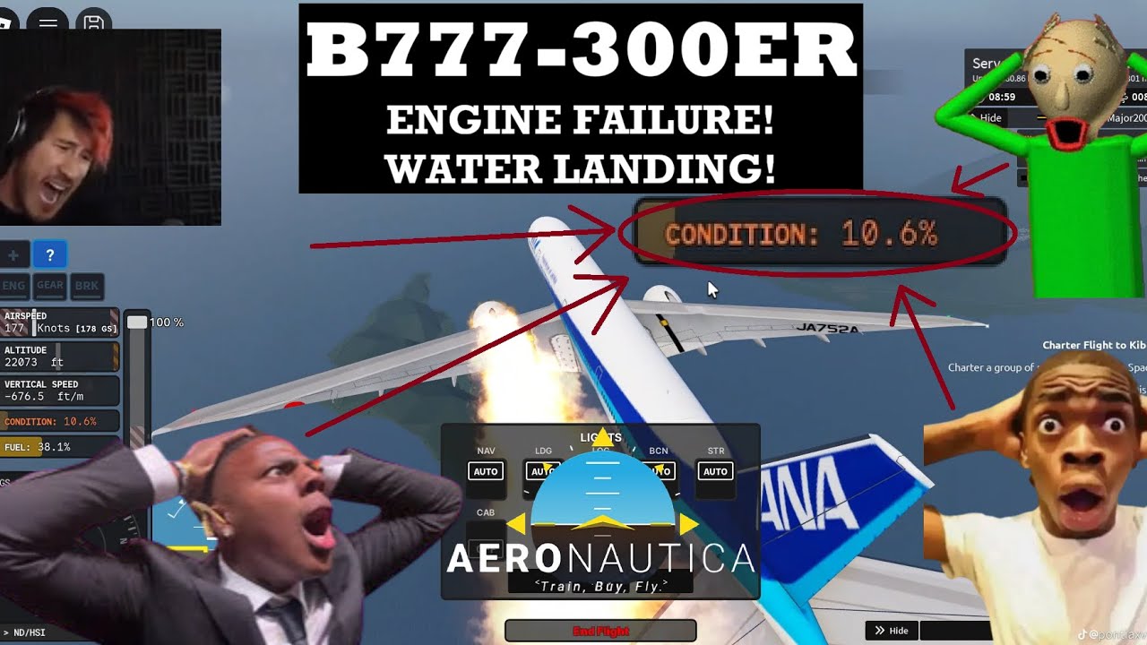 Aeronautica | What Happens if your Aircraft Condition Gets Too Low? | Roblox