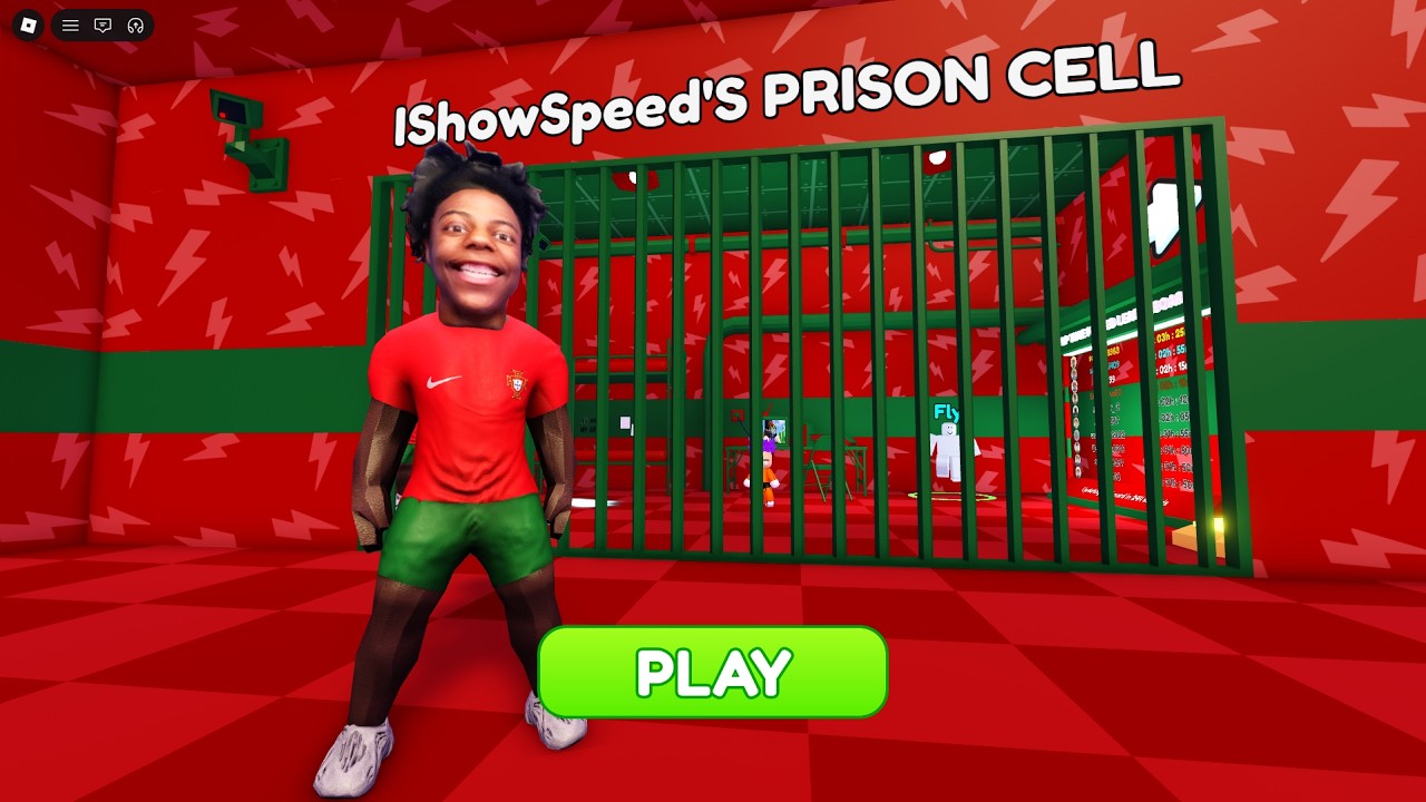 IShowSpeed'S PRISON RUN! Obby roblox Gameplay Walkthrough No Death 4K