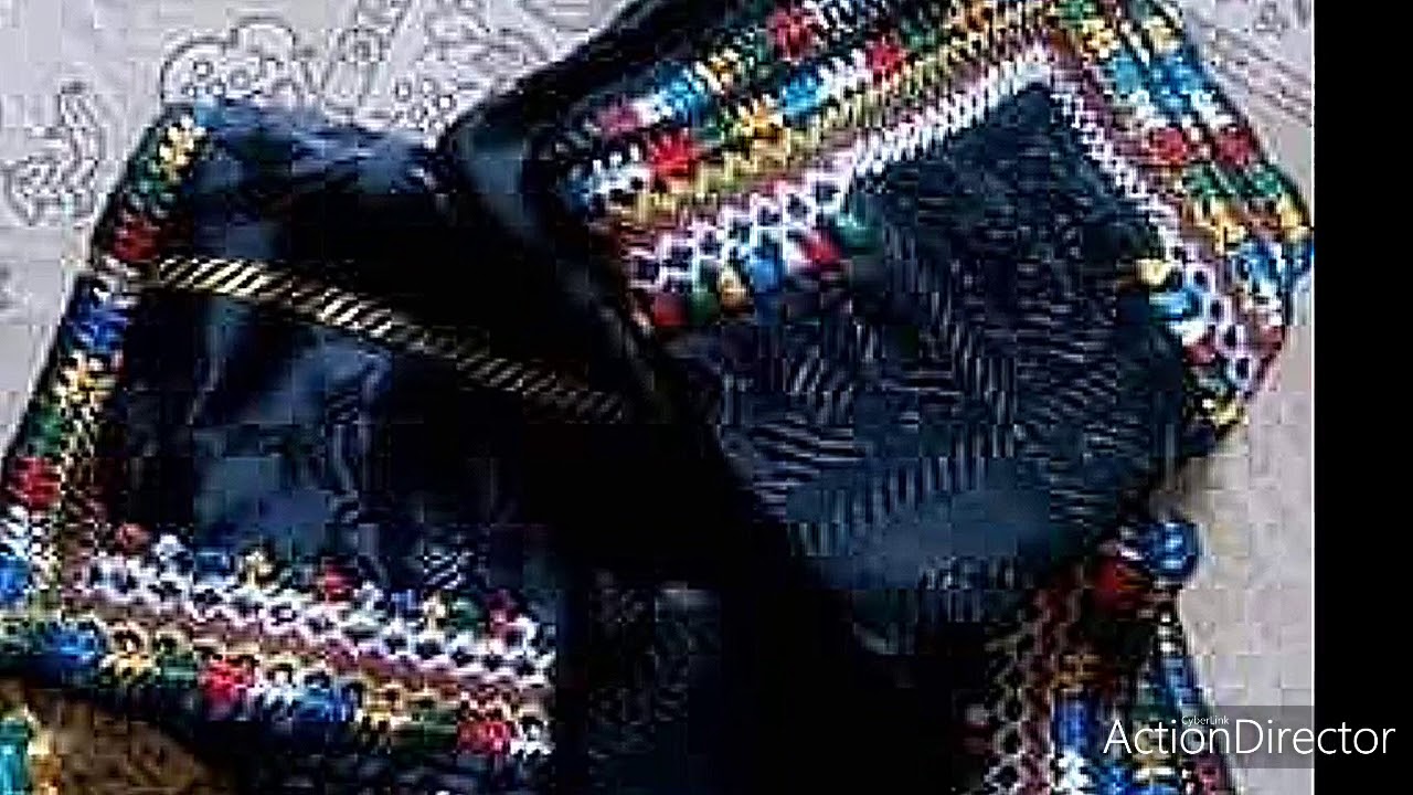 Des modèles de foulards broder à la main (amendile)