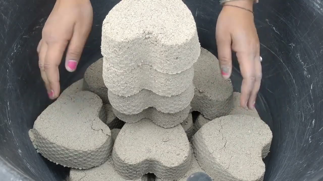 Asmr - full Dusty 🌪️ crispy ❤️ crumbling dry and water 💦