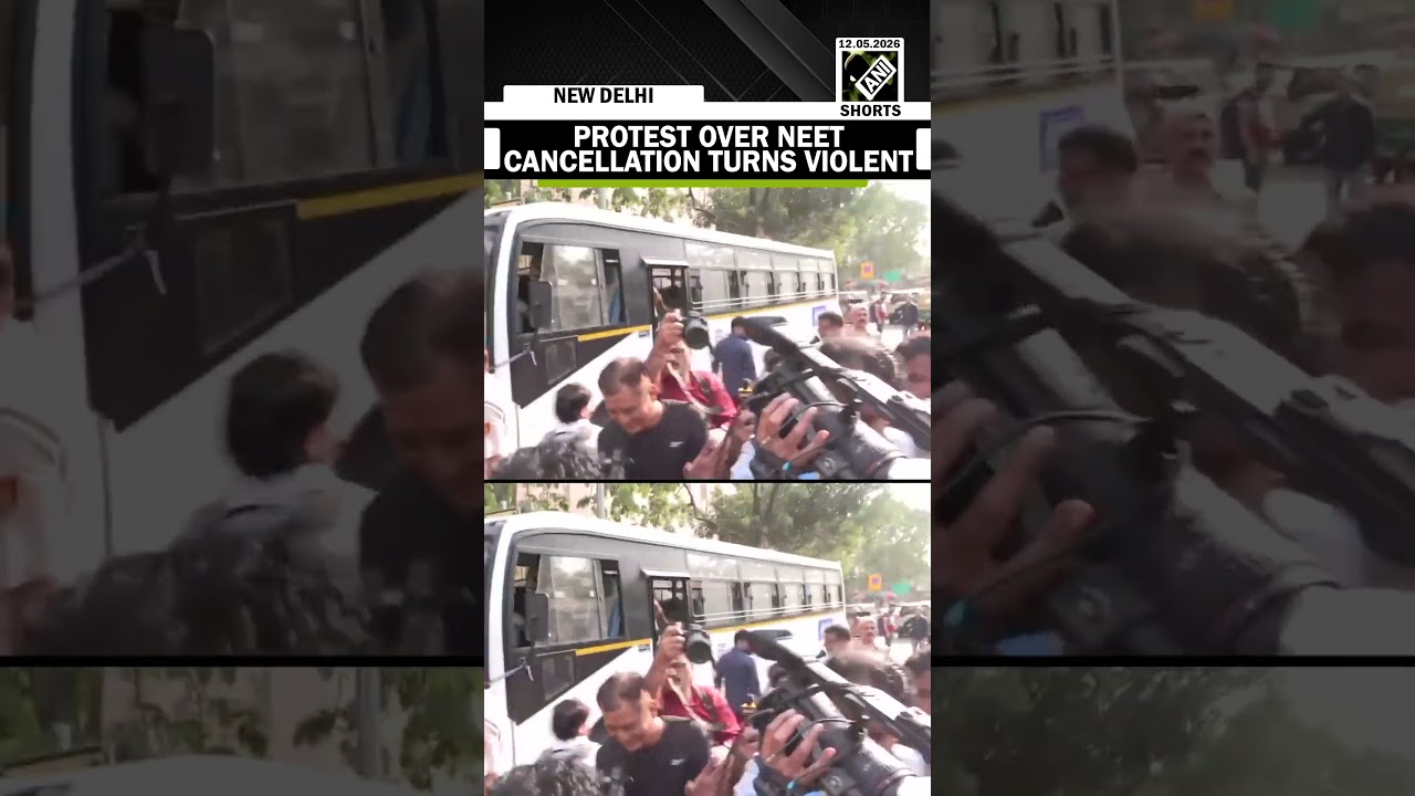 SFI&rsquo;s peaceful demonstration over NEET UG 2026 cancellation turns violent in Delhi