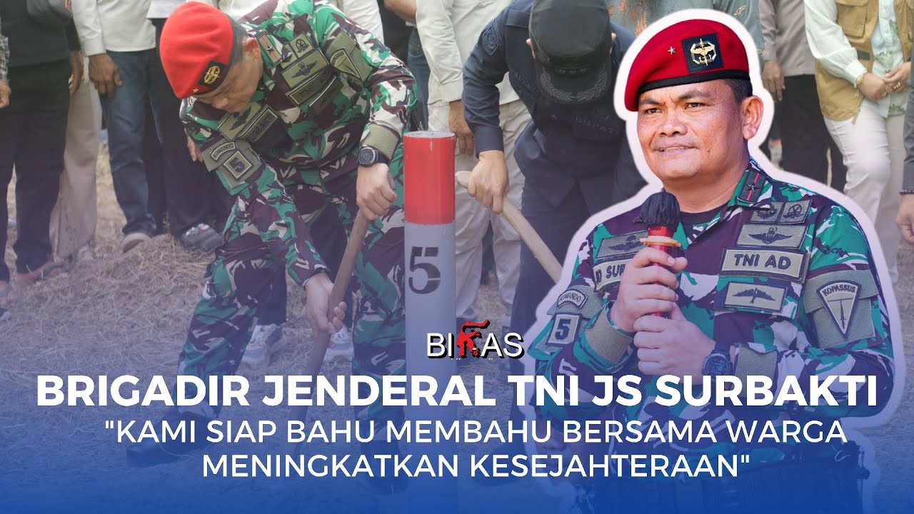 Full Pidato Komandan Group 5 Kopassus pada Acara Peletakan Patok Batas Markas di Konsel