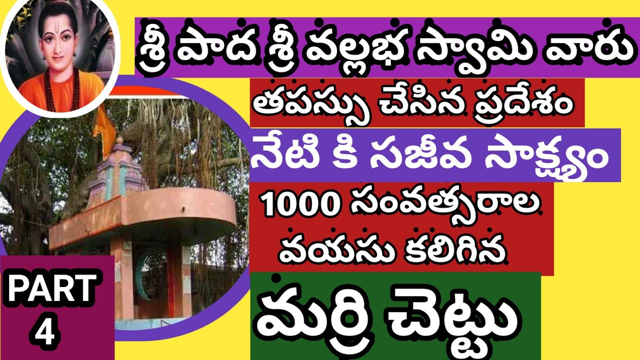 #శ్రీ పాద శ్రీవల్లభ తపోభూమి#Kuruva puram#Anicet#మర్రిచెట్టు