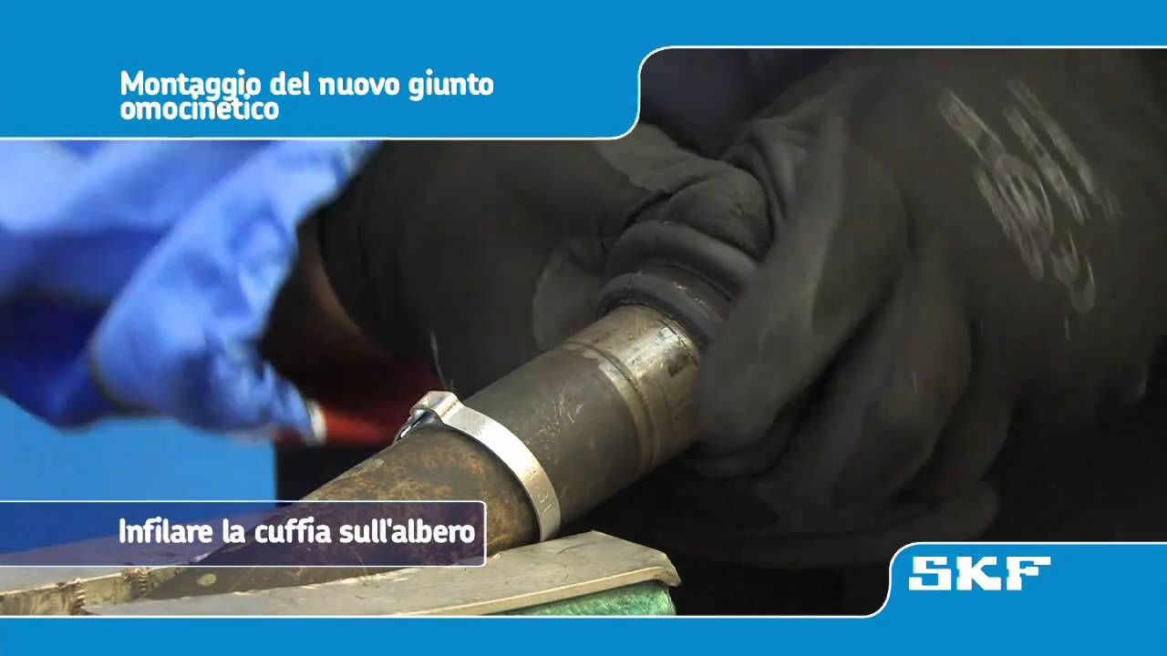 SKF - Montaggio di un nuovo giunto omocinetico VKJA 5339 Peugeot 206