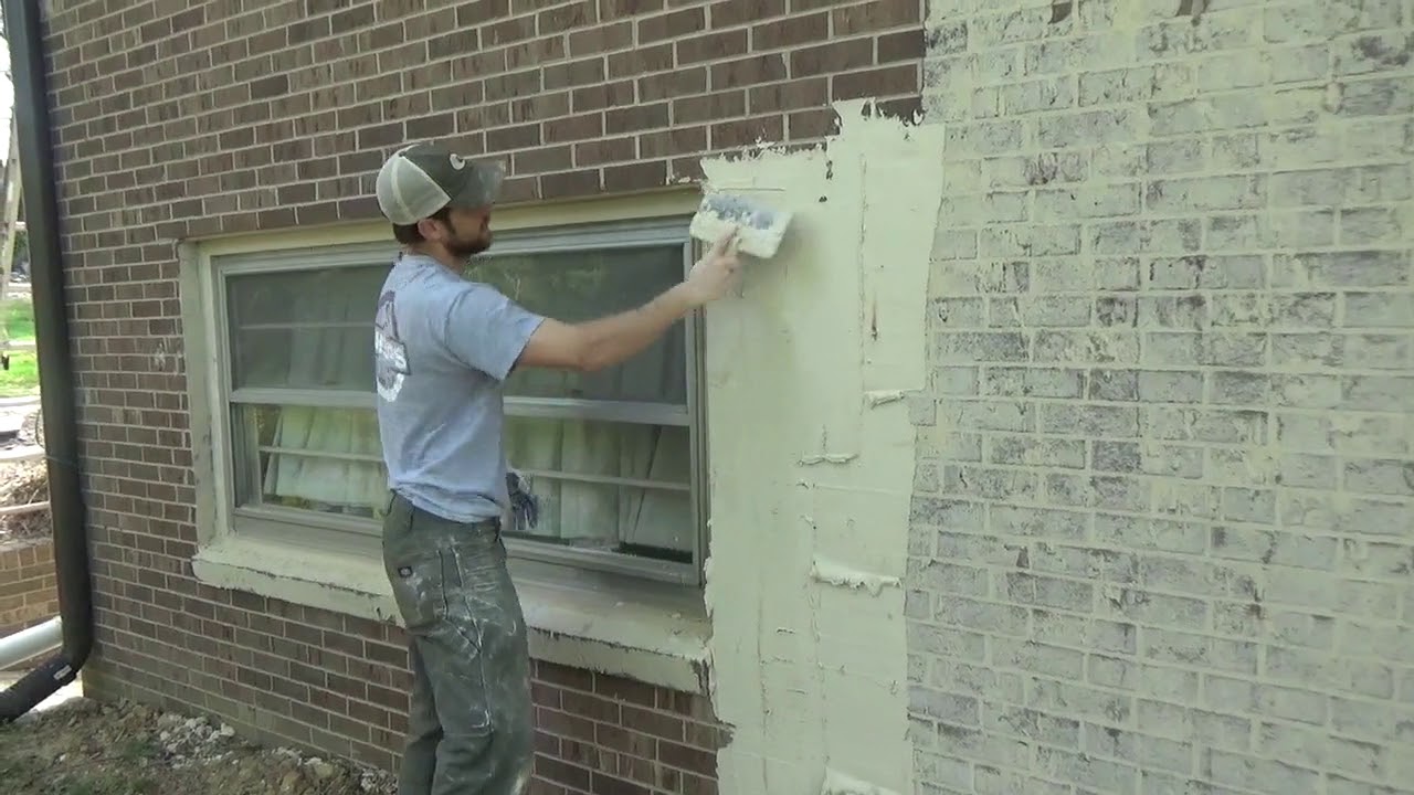German Smear/ Mortar Wash Brick House