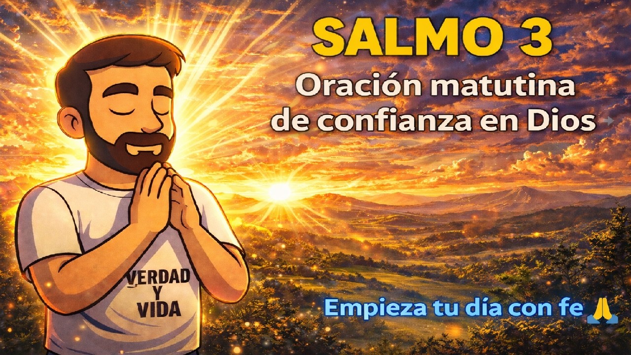 🛡️ Salmo 3 Completo | Oración de Protección y Confianza en Dios