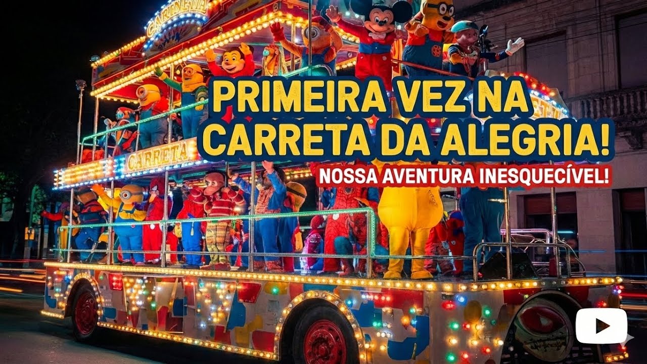 Nunca tinha ido em uma carreta da alegria (essa foi em Maringá) 