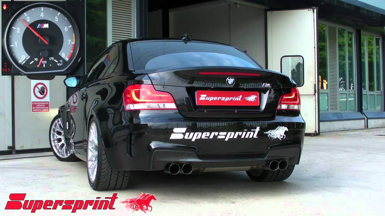 BMW 1 Series M Coupè - Supersprint Full Exhaust - Revving