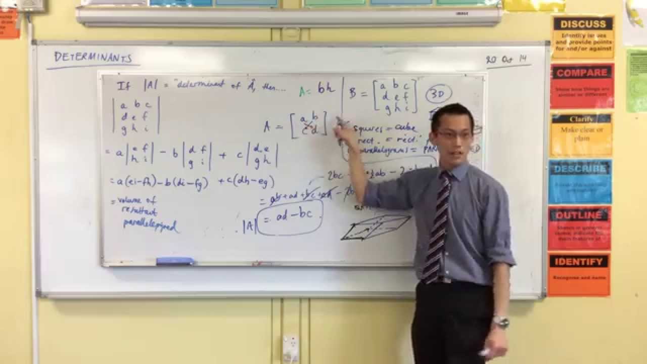 Matrix Determinants (3 of 3: How to Calculate It)