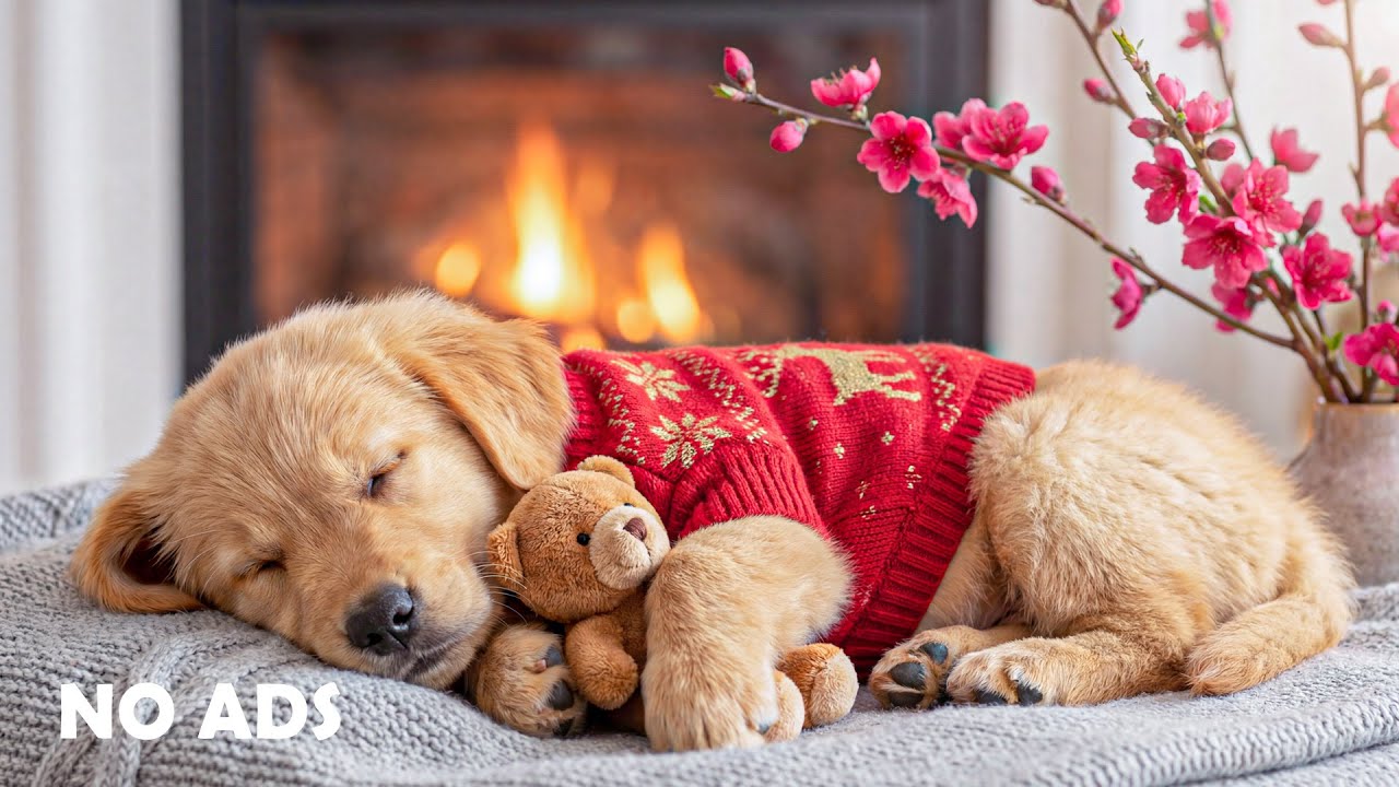 12 часов музыки для успокоения собак 🐶🌸 Релаксация 💖 Помощь при тревоге разлуки 🧸 Без рекламы