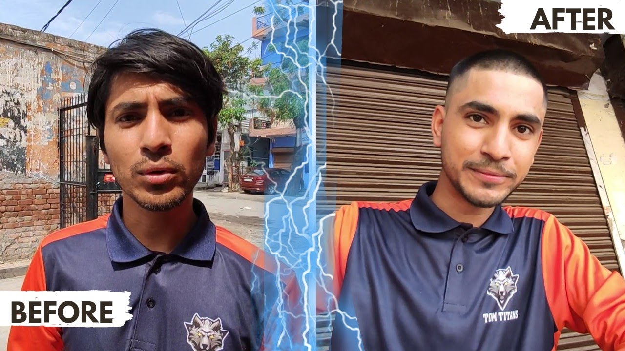 Buzz Haircut Boleto Ganja Hi Ho Gaya 😅 - @vlogwithdeepak
