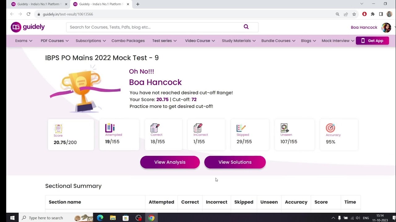 IBPS PO Mains || LIVE Mock Test || Reasoning Section 95% Accuracy 💪