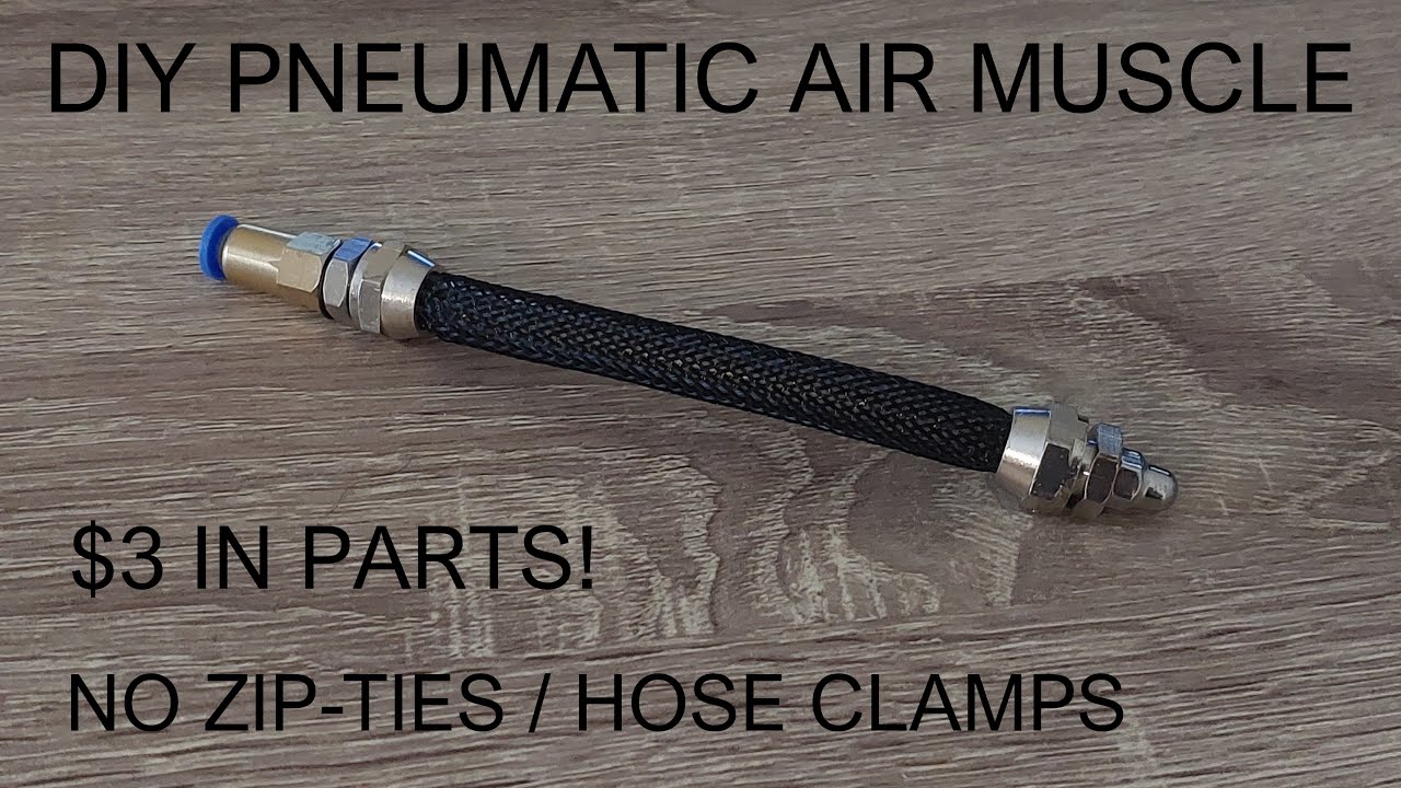 DIY pneumatic air muscle 💨 🦾