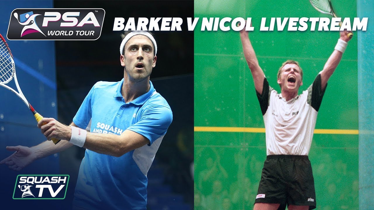 Squash: Pete Barker v Peter Nicol Exhibition