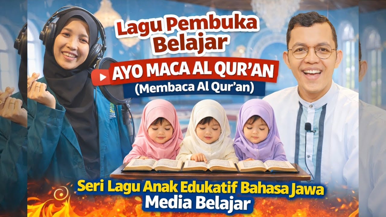 AYO MACA AL QUR’AN seri lagu anak edukatif berbahasa Jawa 20 | karya Nuraini MQ dan Kak Adi Kitana