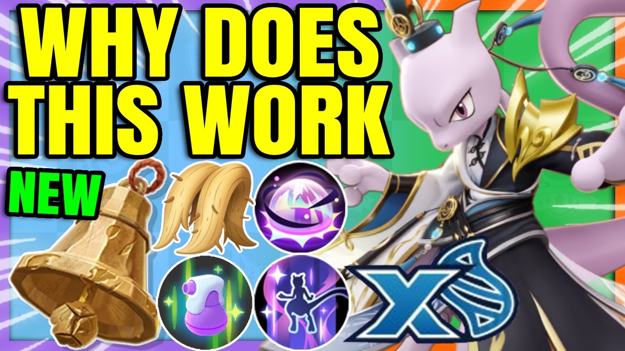 I can't believe this VANUGARD BELL MEWTWO X BUILD actually works | Pokemon Unite