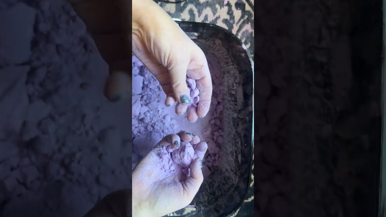 ASMR SUPER PEBBLE  baking soda crush 