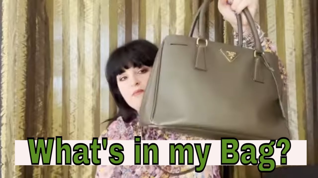 what's in my bag prada