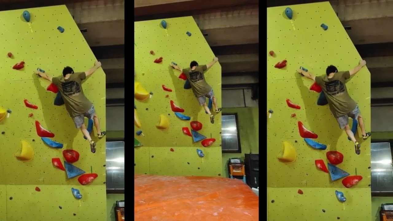 Boulder GIALLI (V7/8) formato PC  - Tutti i boulder da quando ho riiniziato ad arrampicare Davide