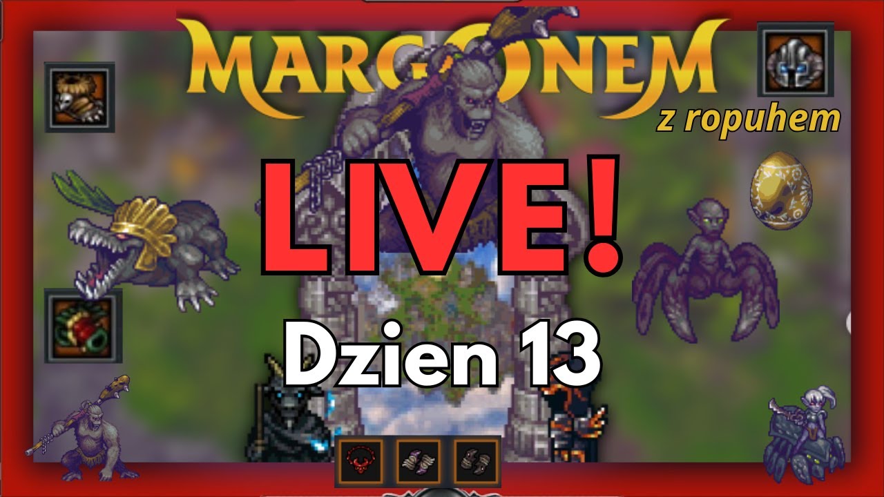 Margonem LIVE! EVENT DZIEŃ 13! | Margonem Ropuh