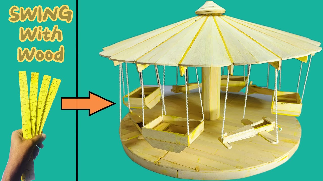 Build a Chair Swing with Wooden Scales |DIY Project