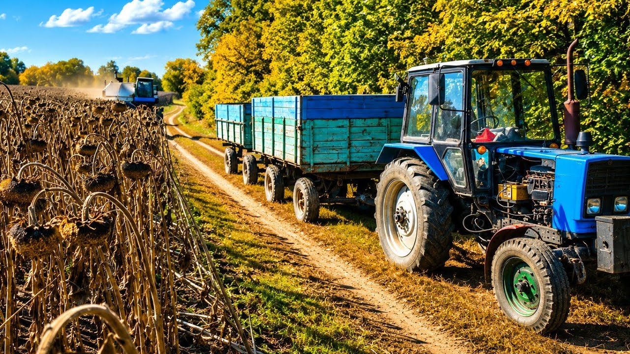 ✅️В ×2раза більше врожай соняшника, сімена від Сингенти. Уборка соняшника в жовтні 🇺🇦