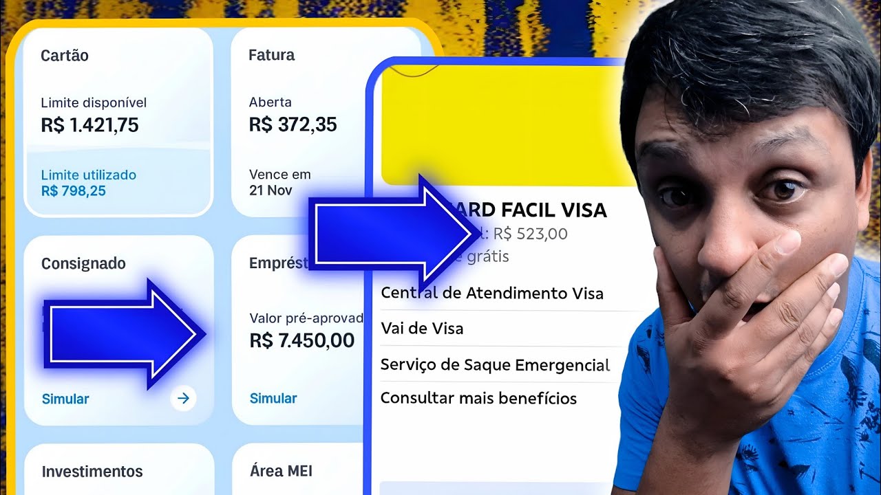CART&Atilde;O OUROCARD FACIL APROVANDO PELO APLICATIVO, E O BANCO NEON APROVANDO EMPR&Eacute;STIMO, VEM CONFERIR.