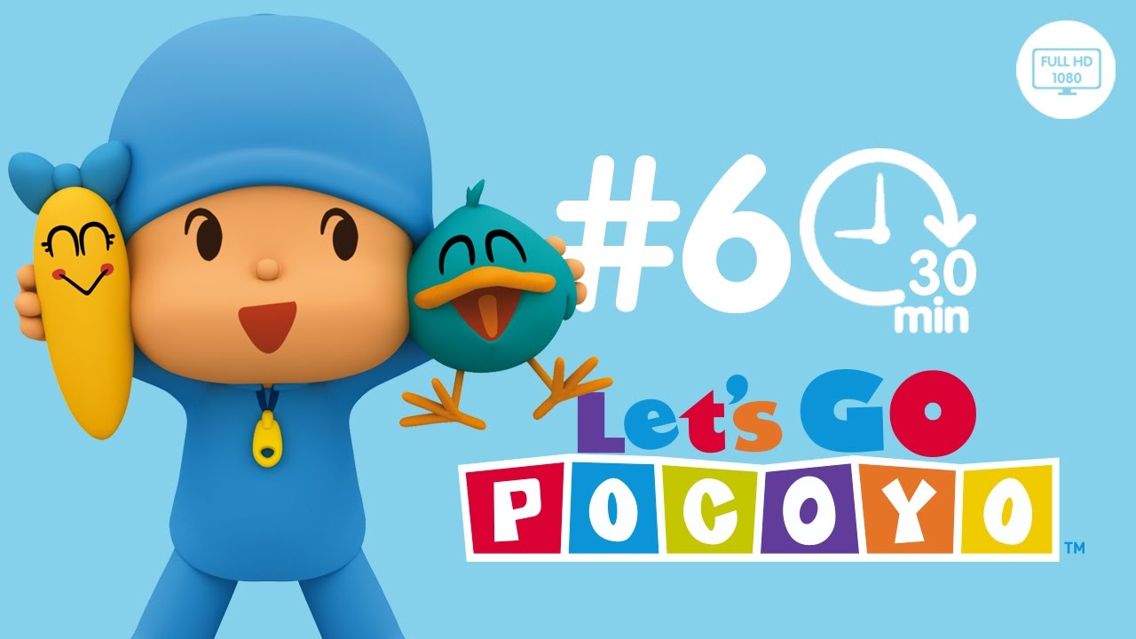 POCOYÓ en ESPAÑOL - Let's Go Pocoyo! (Ep 6) [ 30 min ] | CARICATURAS y DIBUJOS ANIMADOS para niños