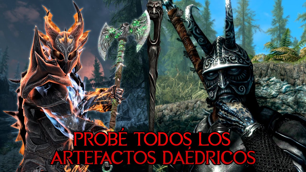 RANKING DEFINITIVO: ARTEFACTOS DAÉDRICOS DE SKYRIM (TIER LIST)