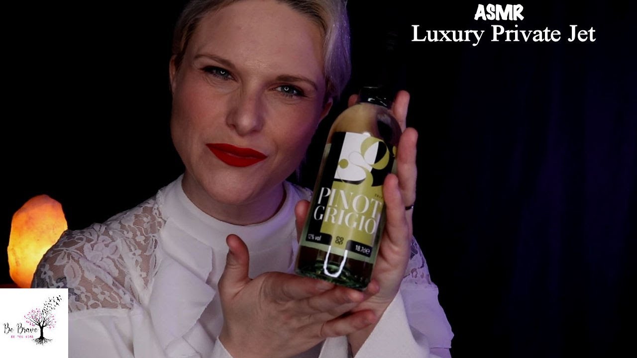 Luxury Private Jet ASMR Flight Attendant | Realistic Scenes & Sounds