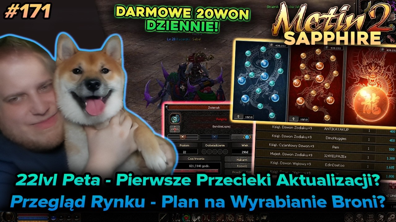 Sabal - Metin2 - Sapphire - Przecieki aktualizacji? - Przegląd rynku - Plan na wyrabianie broni - 74