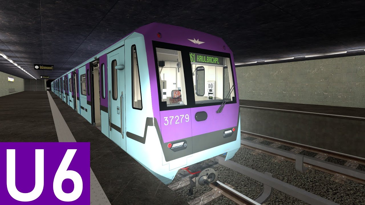 БЕРЛИНСКОЕ МЕТРО В МЕТРОСТРОЕ! ПОЕЗДКА НА 81-760А БАКЛАЖАН ПО U6 - Garry's Mod Metrostroi