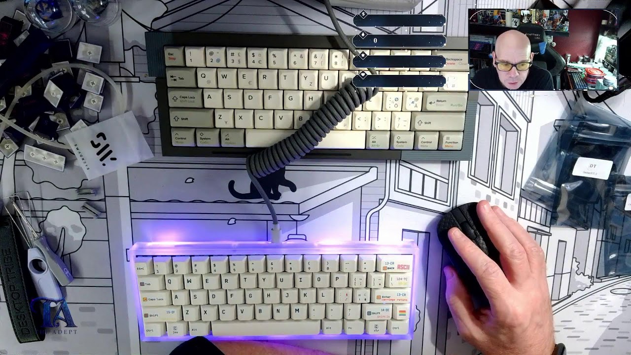 Unboxing the Desktop Tribe DT60 and building it with the Venom 60HE Hall Effect PCB.