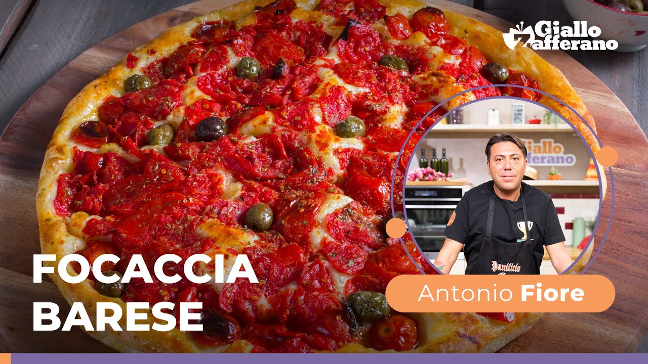 Домашняя фокачча в стиле бари - идеальный итальянский рецепт! 😍😋🍅🫒