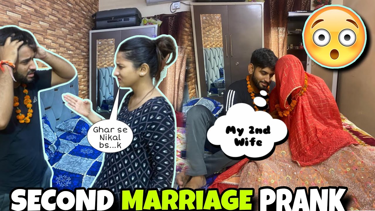 Second Marriage PRANK On Wife | newly married couple prank | Prank on Wife |MrandMrsGautam