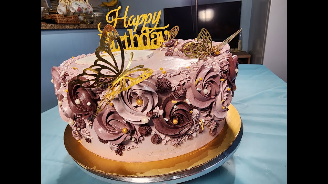 birthday cake decoration tutorial