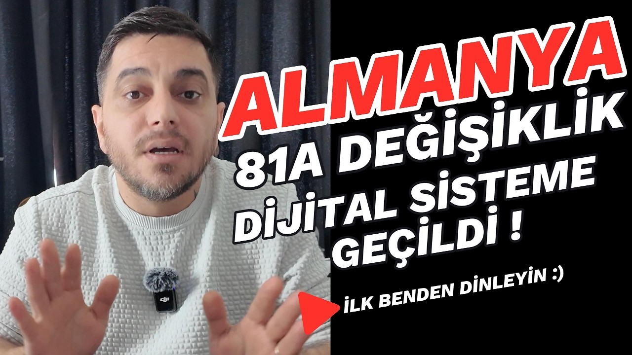 Almanya’ya Gitmek Zorlaşıyor mu? 81A Başvurularında Yeni Kurallar